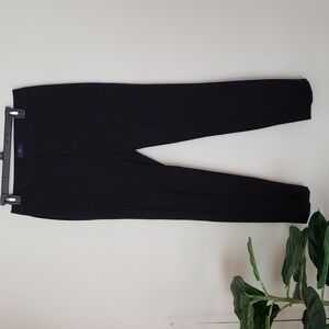 Nydj black ankle pants, career trouser pants, lift tuck technology, women size 4